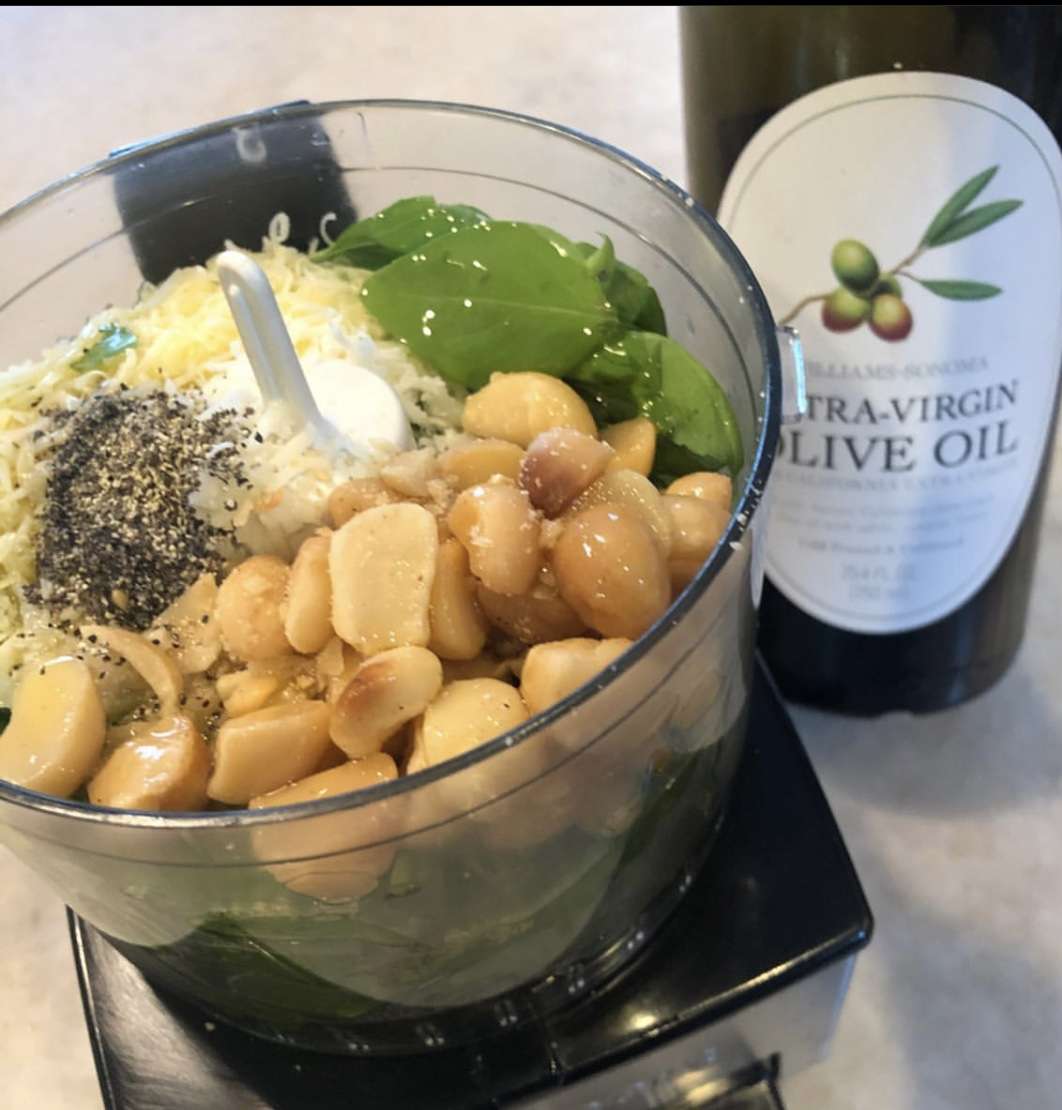 Easy Keto Macadamia Pesto