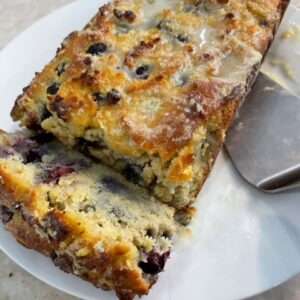 keto blueberry loaf